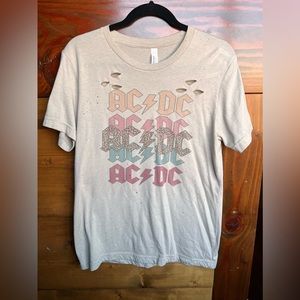 AC/DC Distressed T-shirt